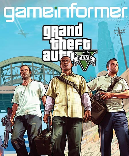 GTA 5, ecco finalmente la copertina con i tre personaggi pubblicata da Game Informer.