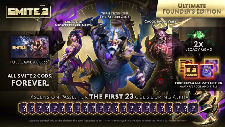 I contenuti della Founder's Edition di SMITE 2