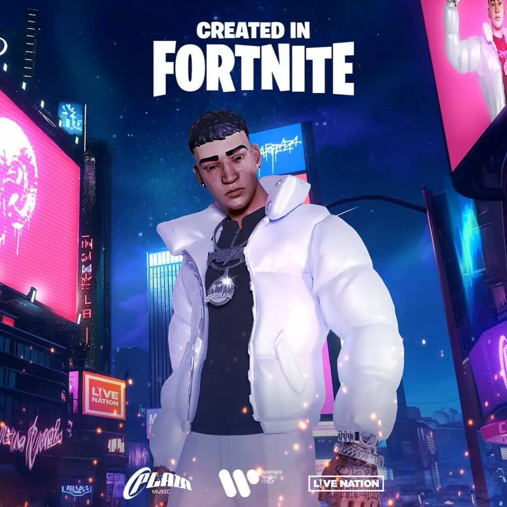 Il primo rapper italiano su Fortnite