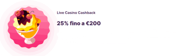 Nomini Live casino cashback