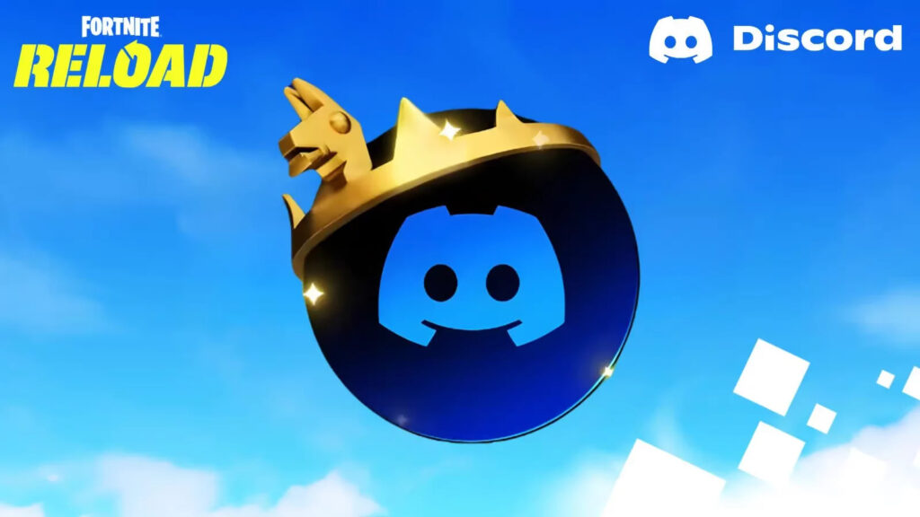 Corona della vittoria di Fortnite per Discord