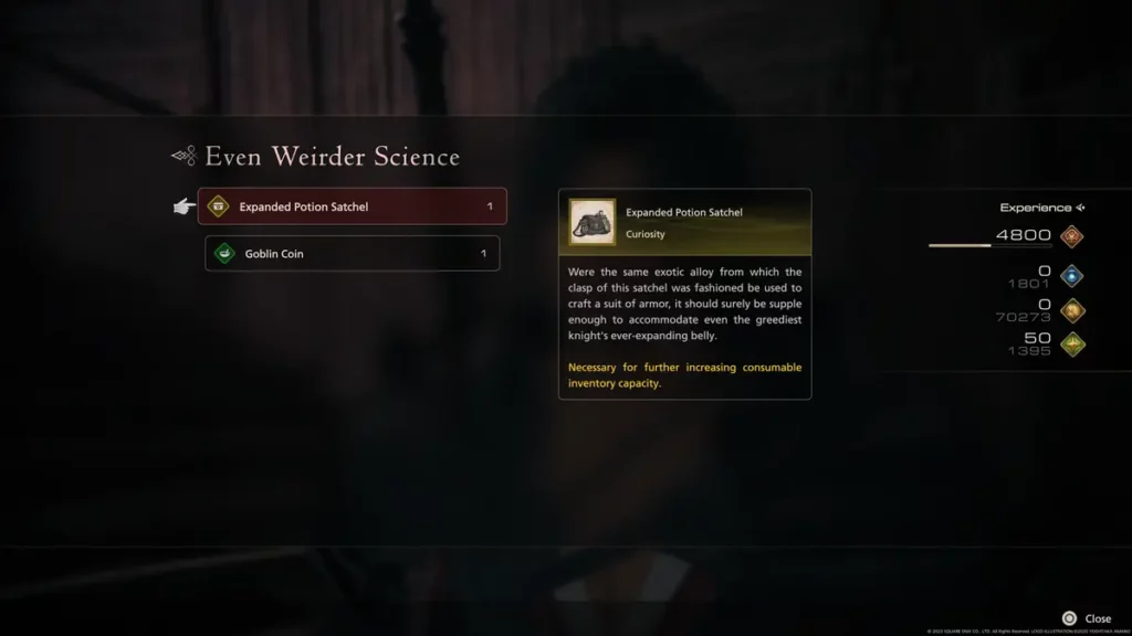 Guida all'espansione dell'inventario in Final Fantasy 16