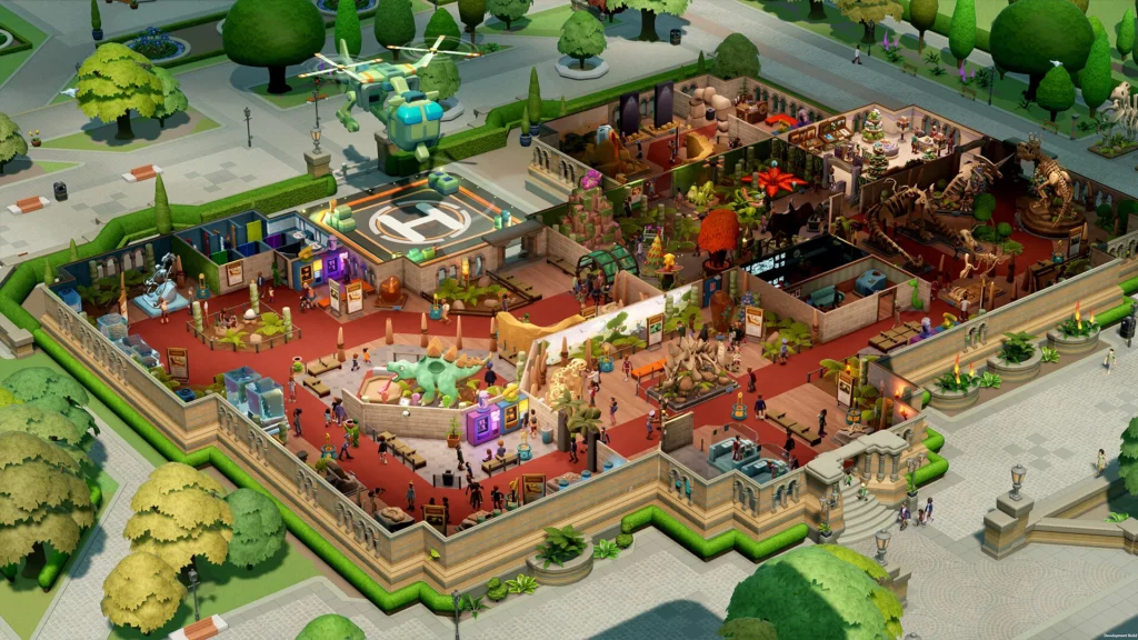 Come funziona la modalità Sandbox di Two Point Museum