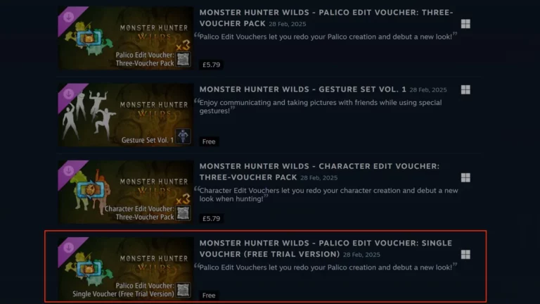 Modificare il personaggio in Monster Hunter Wilds ha un costo