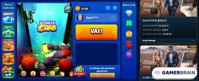 WonderLuck casino Bonus Crab IT