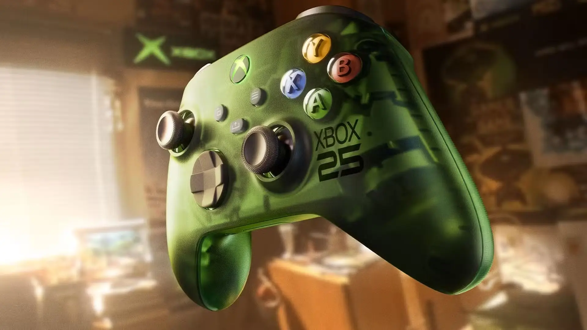 xbox controller x25 il ritorno del verde trasparente celebra 25 anni di storia da Gamerbrain.net xbox controller x25 il ritorno del verde trasparente celebra 25 anni di storia