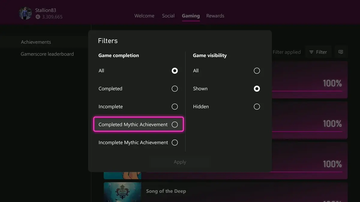xbox spuntano gli obiettivi mitici potrebbero essere la risposta ai trofei di platino da Gamerbrain.net xbox spuntano gli obiettivi mitici potrebbero essere la risposta ai trofei di platino